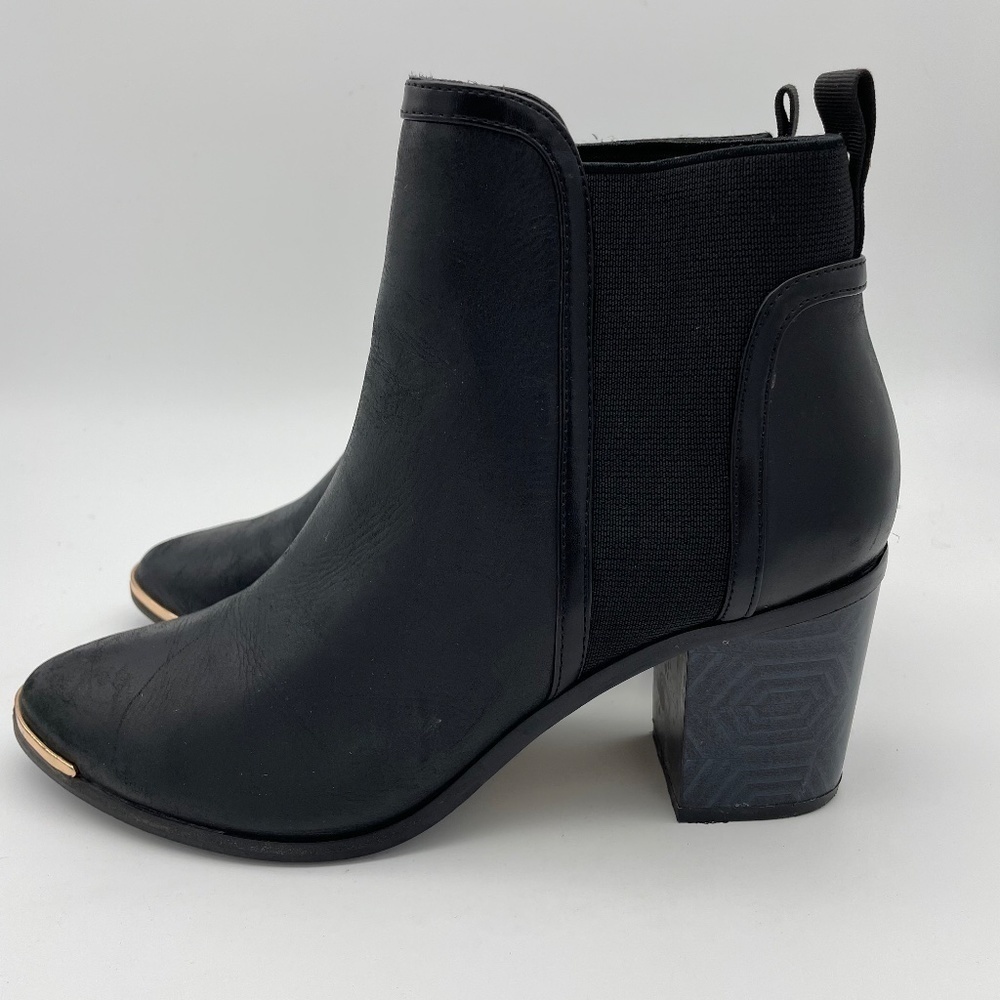 SOLD Ted Baker London Leihana black Ankle Leather boots, EU38.5 / Size 8 - Picture 2 of 16